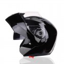 JK105 Motorcycle Helmet Flip Up Unveiled Headpiece With Double Lens Electric Bike Men Anti-Fog All Seasons Helmets