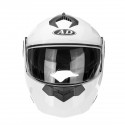 Motorcycle Dual Visor Full Face Helmet With/Without bluetooth Music Headset Gloves