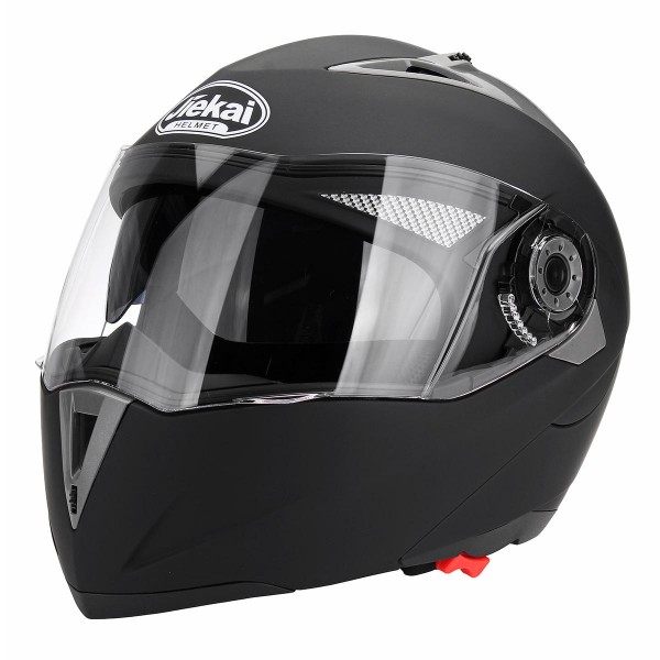 Motorcycle Open Face Helmet Dual Visor Flip Up Adult Full Face Motocross Dirt Bike M/L/XL