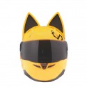 Motorcycle Full Face Helmet Women Cat Ear Women Personality 5 Colors