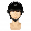 DOT German Style Motorcycle Half Face Helmet Motocross Bike Matte Black M/L/XL