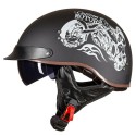 GXT DOT Retro Motorcycle Helmet Men Women Moto Helmet Summer Open Face Scooter Biker Motorbike Riding Helmet Certification MT-4