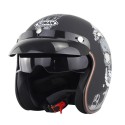 SM521 Electric Vehicle Motorcycle Helmet Men Women Retro Helmet Four Seasons Universal Half Helmet