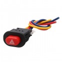 Auto Car Motorcycle Double Flash Turn Hazard Light Switch