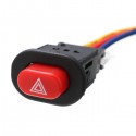 Auto Car Motorcycle Double Flash Turn Hazard Light Switch