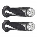 7/8 Inch 22mm Aluminum Motorcycle Handlebar Gel Hand Grips Bar Rubber