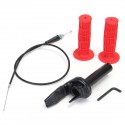 7/8inch Pull Push Throttle Assembly with Grip Cables For Off-road Motorcycle