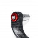 Carbon Fiber Motorcycle Motorbike Handlebar Grip Aluminum Alloy Protective Guards Bar