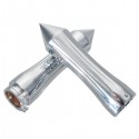 Motorcycle Spike Chrome Handlebar Moto Grips 7/8