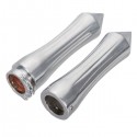 Motorcycle Spike Chrome Handlebar Moto Grips 7/8