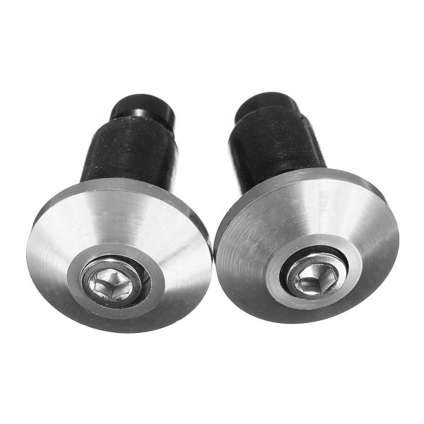 Pair 7/8inch Universal Handlebar Hand Grips Bar End Plugs Cap Motorcycle Bike