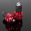 Red&Blue 22mm Motorcycle Round Handlebar End Weight Balance Plug