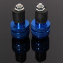 Red&Blue 22mm Motorcycle Round Handlebar End Weight Balance Plug