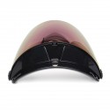 3-Snap Flip Up Open Face Motorcycle Helmet Visor Shield Five Colors