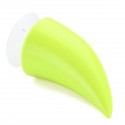 Green Motorcycle Helmet Headwear Accessoriess Suction Cups Horns Decor Decoration