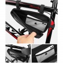 Waterproof Mountain Bike Bicycle Bag Frame Front Tube Bags Storage Pack Pouch