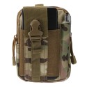 Waterproof Nylon Military Tactical Molle Waist Pack Utility Pouch Emergency Pocket Bag