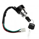 Ignition Switch Starter With Keys 6 Wires 3 Gears For Motorcycle ATV UTV Go Kart Dirt Bike