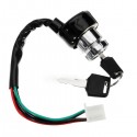 Ignition Switch Starter With Keys 6 Wires 3 Gears For Motorcycle ATV UTV Go Kart Dirt Bike