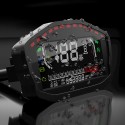 12V LCD Digital Odometer Speedometer Tachometer Motorcycle Cylinder Universal