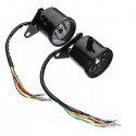 12V Motorcycle Dual Odometer KMH Speedometer Gauge LED Backlight Signal Light