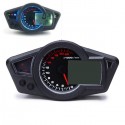 12V Motorcycle LCD Digital Odometer Speedometer Waterproof Universal