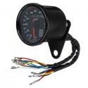 12V Motorcycle LED Odometer Speedometer Tachometer Speedo Gauge