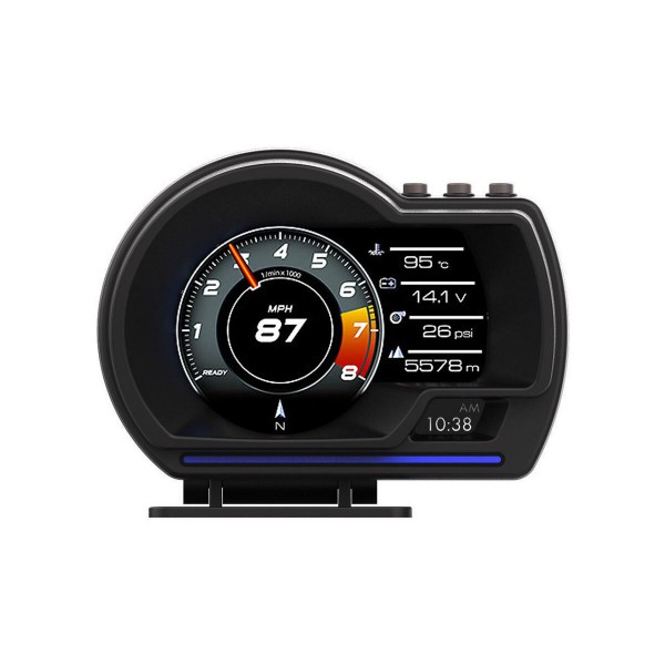 Head Up Display OBD2+ GPS Color LED Navigation HUD Speed Warning Speedmeter Kits