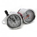 Motorcycle Odometer Tachometer Speedometer Gauge with Black Bracket