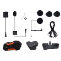 V10 1200M 10 Riders Group Talk Helmet Intercom Motorcycle Waterproof Full Duplex Headset Wireless bluetooth Interphone FM Radio