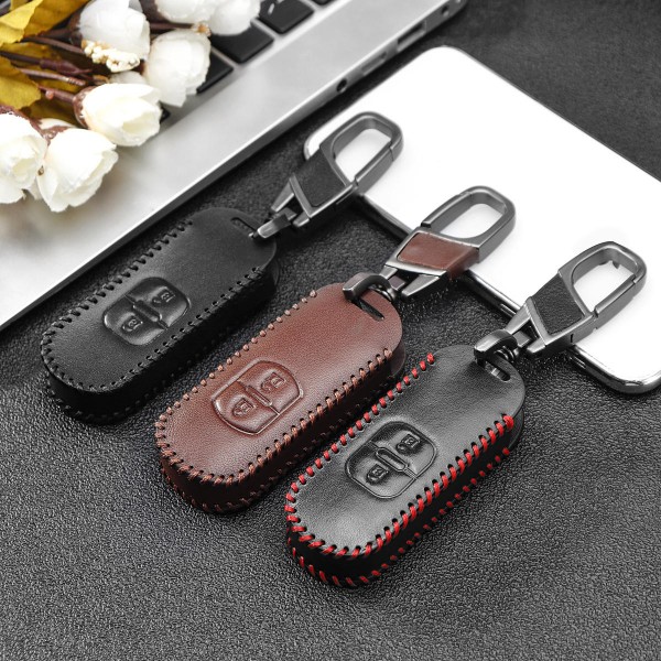 Polyurethane Remote Car Key Case Protector Cover with Keychain For Mazda 2 3 6 Axela Atenza CX-5 CX5 CX-7 CX-9