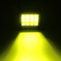 4Inch 12LED 24W Car Truck Off-road LED Work Light Bar Driving Fog Flood Beam Lamp Red Yellow