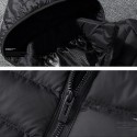 Electric USB Intelligent Heated Warm Back Abdomen Neck Cervical Spine Hooded Winter Jacket Motorcycle Skiing Riding Coats