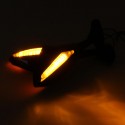 Motorcycle LED Turn Signal Rear View Mirrors Carbon Fiber For Honda/Suzuki/Kawasaki/Yamaha