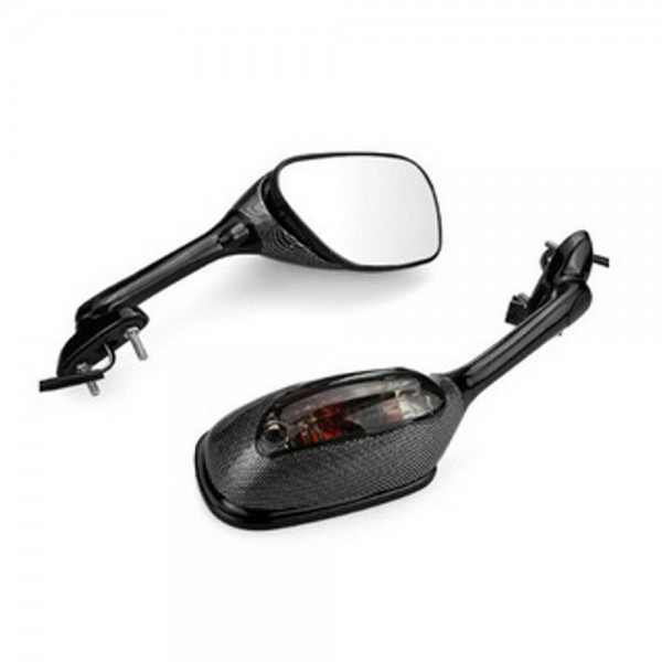 Motorcycle Retrofitted RearView Mirror With Lights For SUZUKI GSXR600/750/1000 06-08