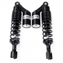 Pair 380mm Motorcycle Rear Air Shock Absorber Suspension For Honda/Yamaha