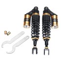 Pair 380mm Motorcycle Rear Air Shock Absorber Suspension For Honda/Yamaha