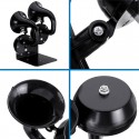 12V 130hz 126db/130db Single/Double Snail Air Horn Elbow Whistle Black Alloy For Car Trucks