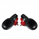 12V Loud Air Horn Waterproof High Low Dual Tone For Motorcycle Car Van Boat Siren Twin Lorry Red Black