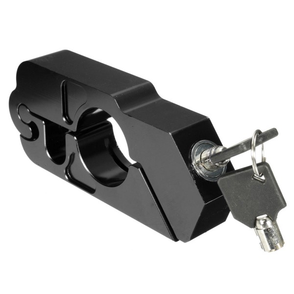 CNC Aluminum Handlebar Security Lock Motorcycle Scooter E-bike