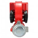 DC 12V Red Twin Tone Air Blast Electric Horn Loudspeaker Steam With Relay For Motor Bike Car Boat