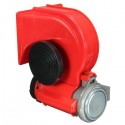 DC 12V Red Twin Tone Air Blast Electric Horn Loudspeaker Steam With Relay For Motor Bike Car Boat