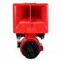 DC 12V Red Twin Tone Air Blast Electric Horn Loudspeaker Steam With Relay For Motor Bike Car Boat