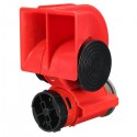 DC 12V Red Twin Tone Air Blast Electric Horn Loudspeaker Steam With Relay For Motor Bike Car Boat