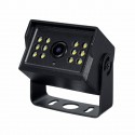Infrared/LED Style Rear View Webcam Dash Mirror Monitor + HD Waterproof Car Reverse Backup Camera Kit