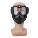 Protective Motorcycle Motocross Face Mask Goggles Anti Dust Wind Cycling Riding Glasses