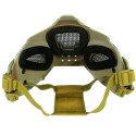 PDW Mesh Tactical Half Face Mask Iron Warrior Anti-shock Breathable Hunting