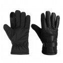 Motorcycle Leather Gloves Touch Screen Winter Warm Waterproof Red Blue Black Grey