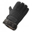 Thickened Tough Screenn PU Gloves Riding Racing Skiing Fishing Motorcycle Mountain Bike Black