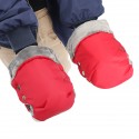 Waterproof Winter Stroller Warm Gloves Pushchair Hand Muff Mitten PAccessory